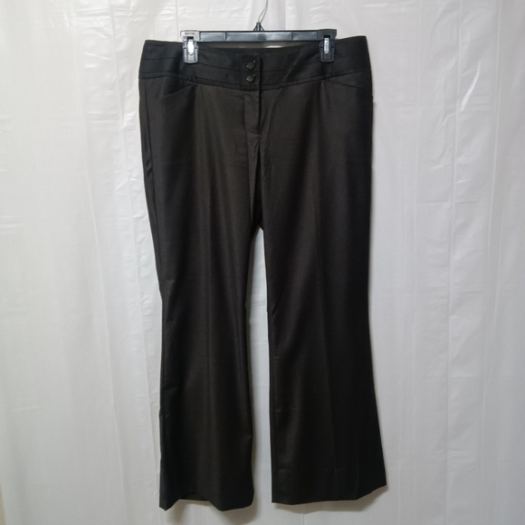 The Limited Drew Fit Pant Chocolate Brown Bootcut Trouser 12R - Picture 1 of 9